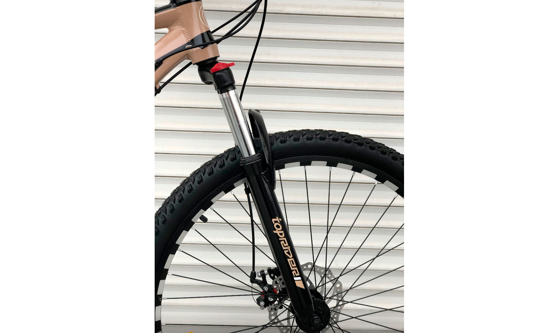 Фотографія Велосипед Toprider 777 27,5" розмір М рама 17 Бежевий 3