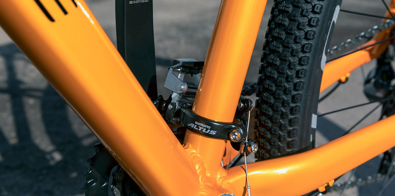 Фотография Велосипед Cyclone AX 27,5" размер S рама 15” 2022 Оранжевый 3