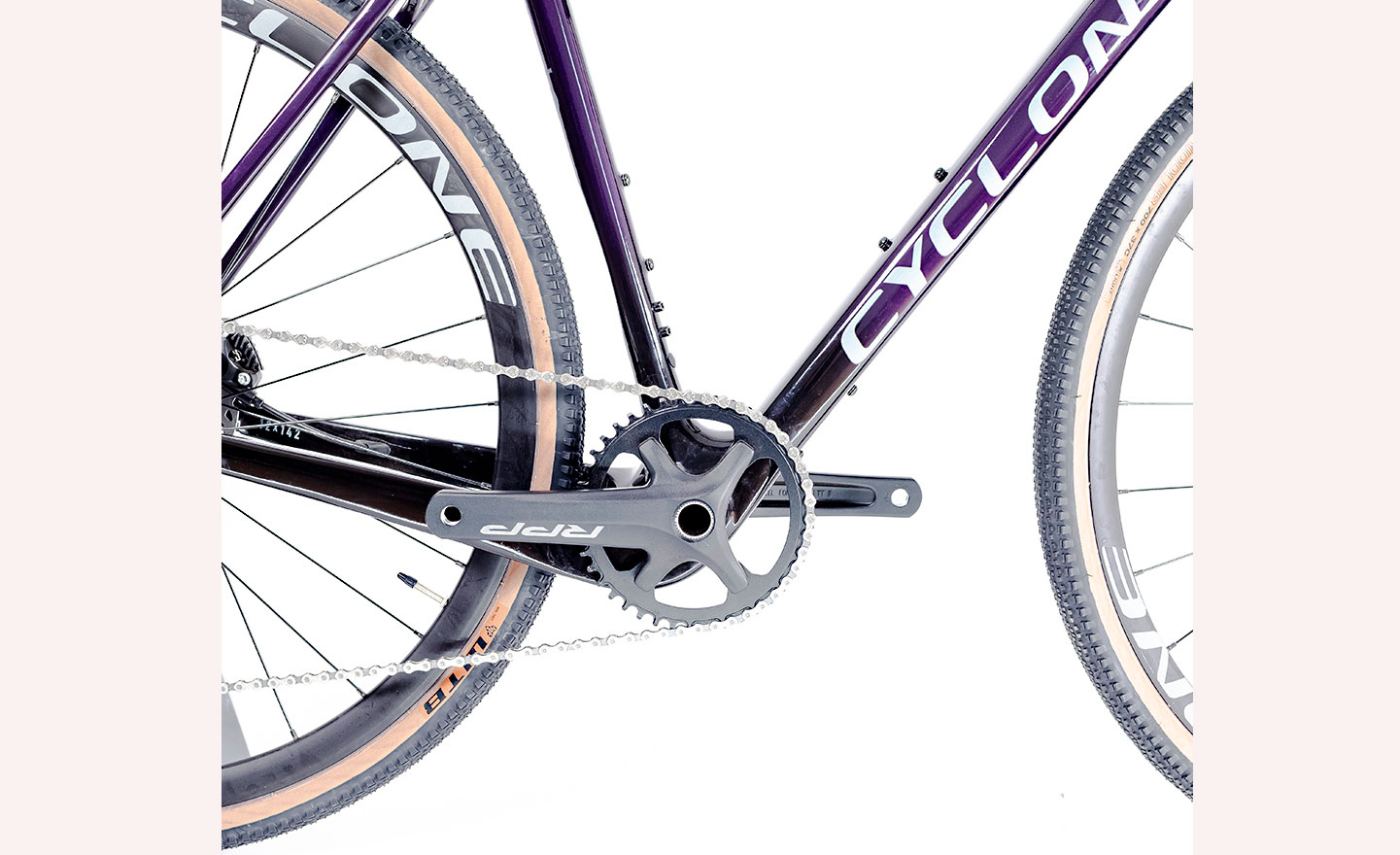 Фотографія Велосипед Cyclone CGX 28" розмір М рама 54 см 2022 Фіолетовий 3