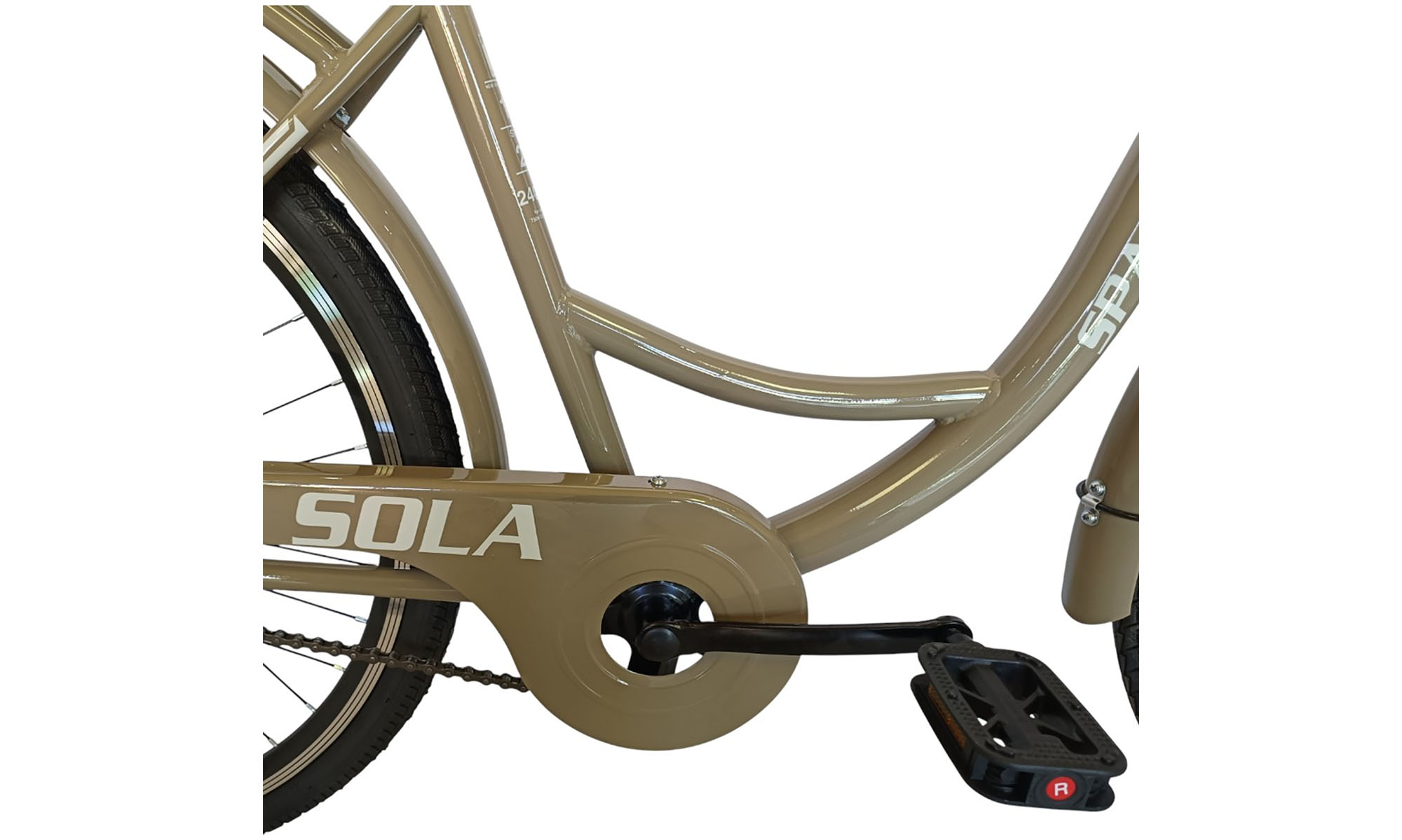 Велосипед SPARK CITY SOLA 26", размер M, рама - 17", год 2026, коричневый 2