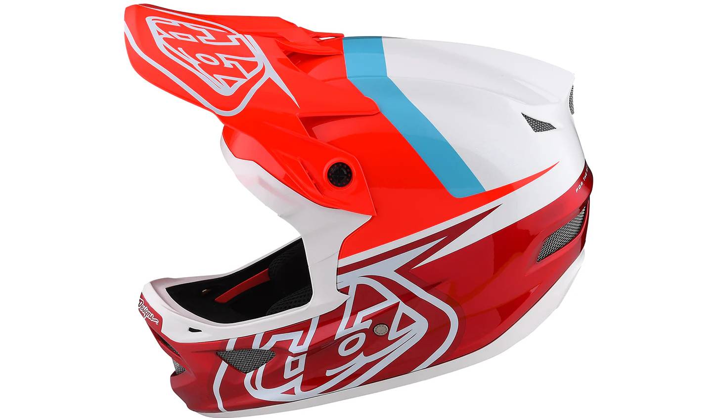 Вело шлем TLD D3 FIBERLITE размер М (56-57 см) Slant Red 