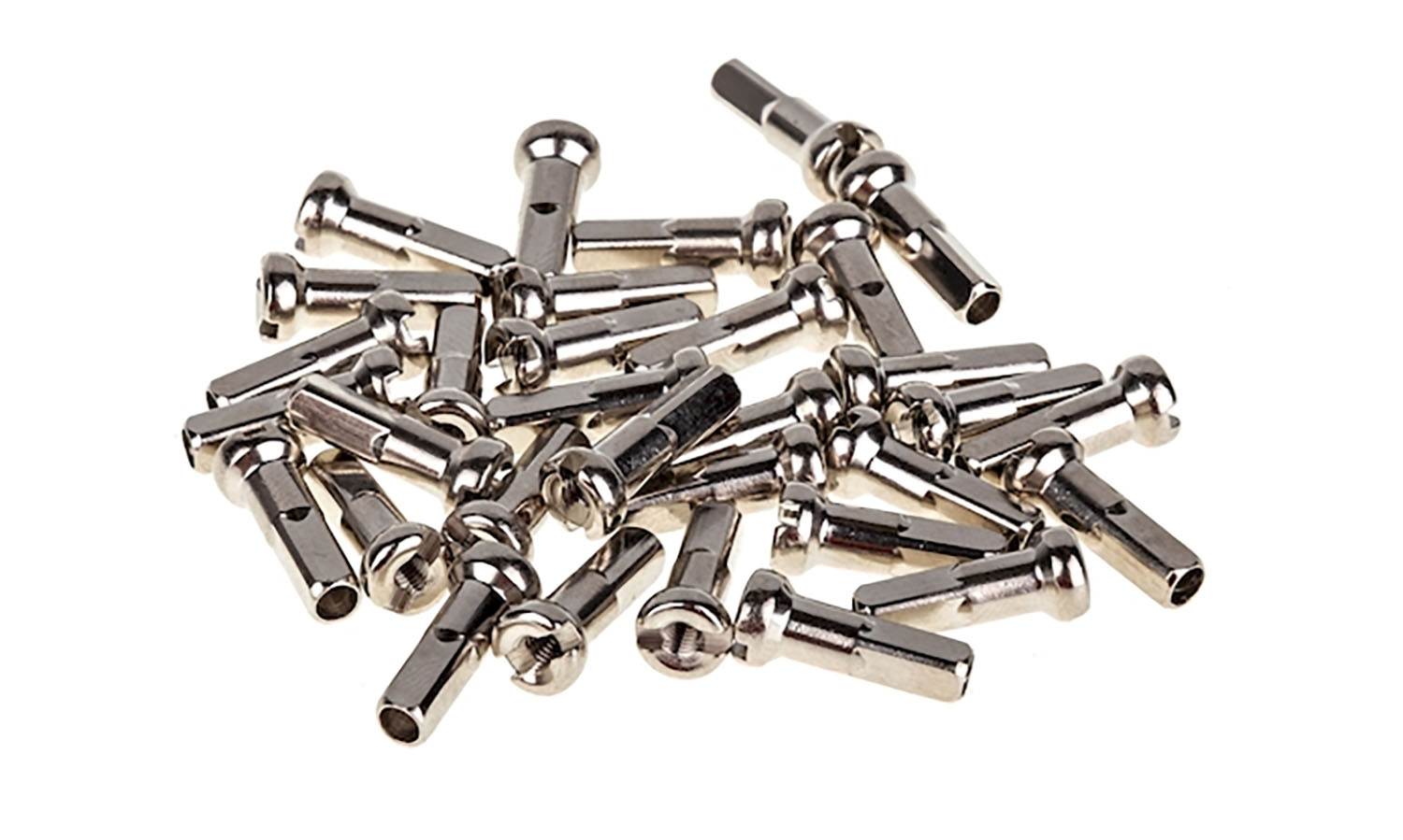 Ніпель ONRIDE редукционный 14G/13G, 14x2,3 мм, латунь, серебристый, 100 шт. 3