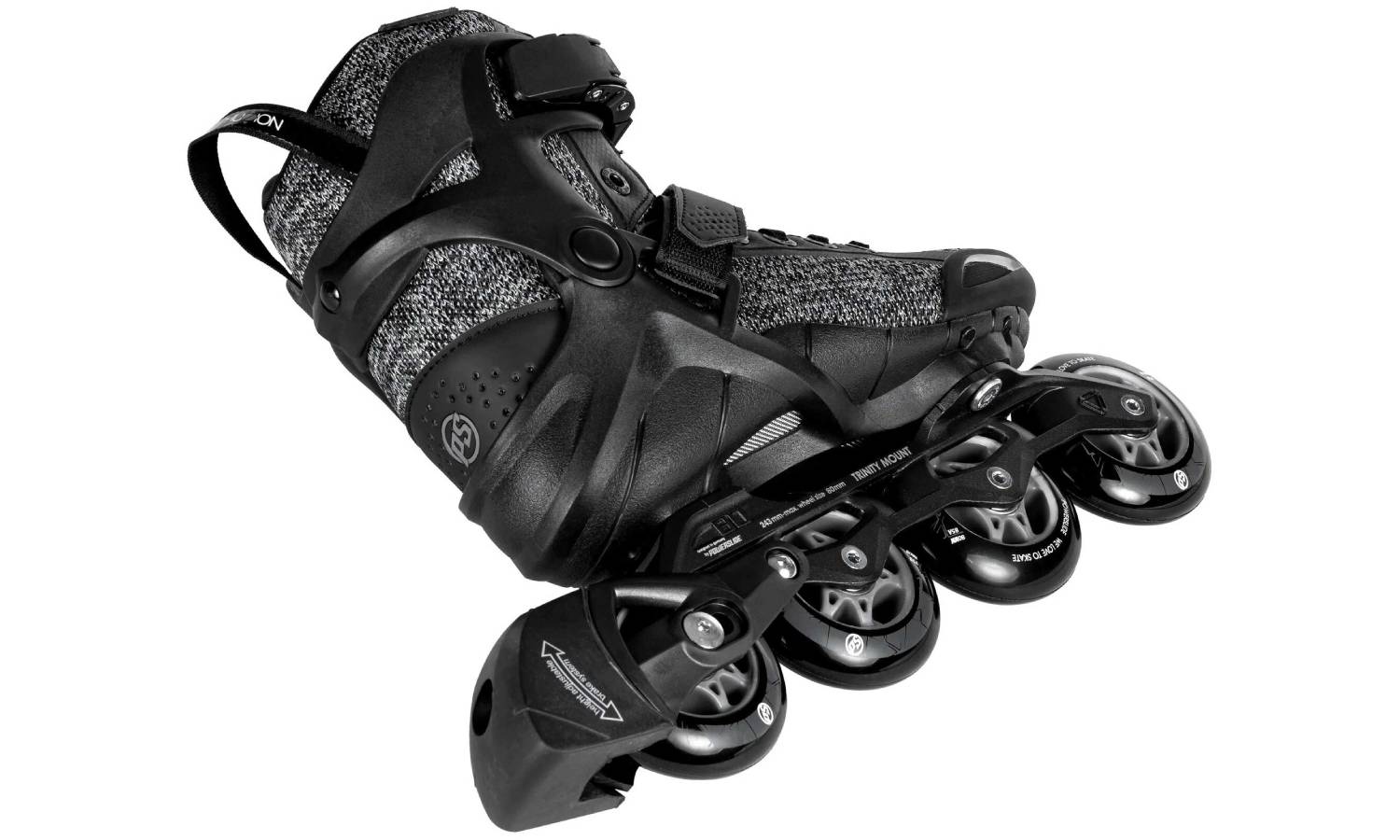 Ролики POWERSLIDE Phuzion Radon 80 розмір 46,0 Black White 3