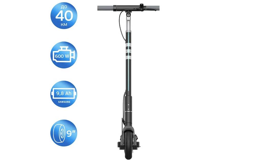Электросамокат OKAI ES20-NEON 9" 300(600)W, 9.8Ah, NFC, App, черный 17 Электросамокат OKAI ES20-NEON 9" 300(600)W, 9.8Ah, NFC, App, черный 17