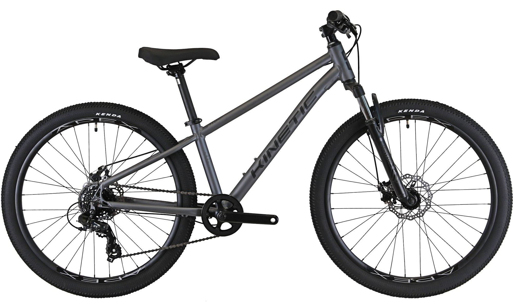 Велосипед KINETIC PROFI 26" размер XS, рама 13", 2025, Графитовый (мат) 