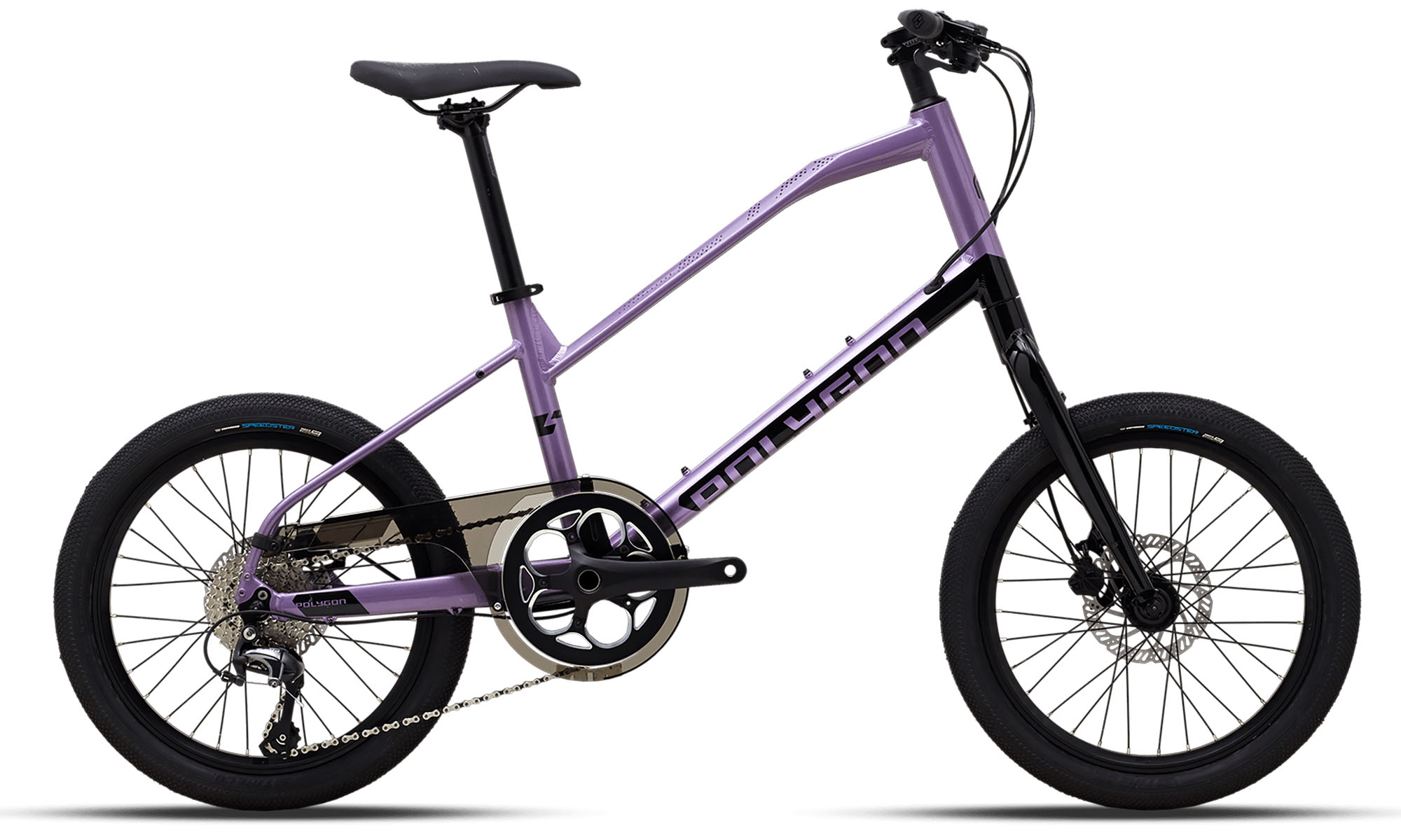 Велосипед POLYGON ZETA VELO 20", размер XS, рама 14, год 2026, фиолетовый 