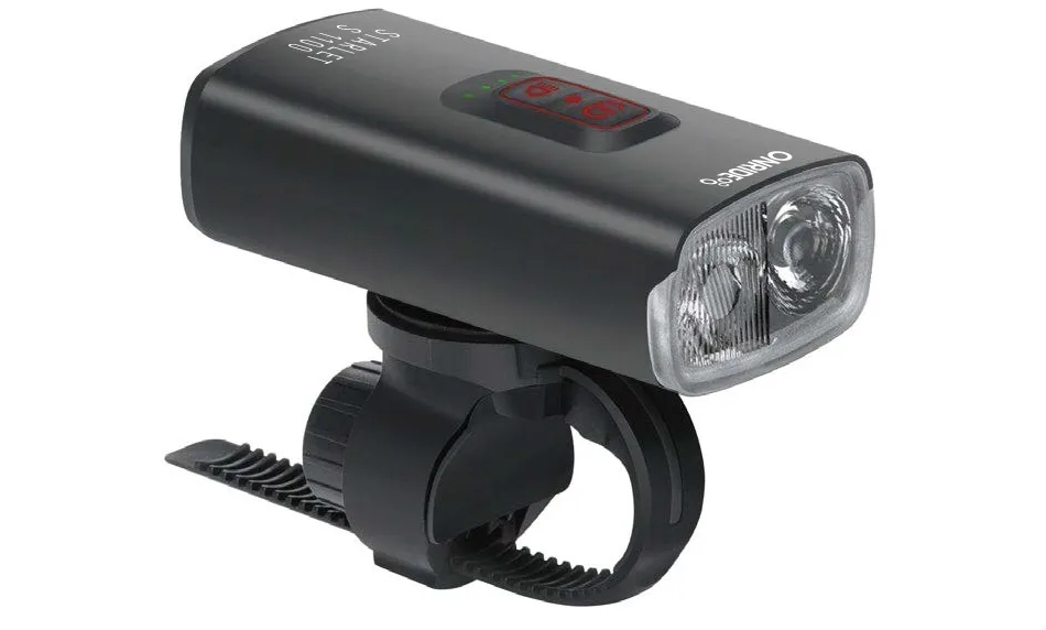 Велосипедная фара ONRIDE Starlet S 1100 (1100 lm, 3200 mAh, Type-C) Power Bank, дальний-ближний свет 