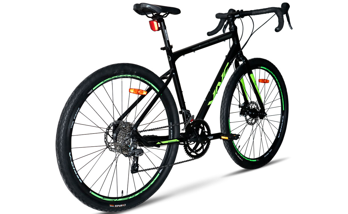 Велосипед VNC PrimeRacer A5 28" розмір L 2023 Чорно-зелений 3 Велосипед VNC PrimeRacer A5 28" розмір L 2023 Чорно-зелений 3