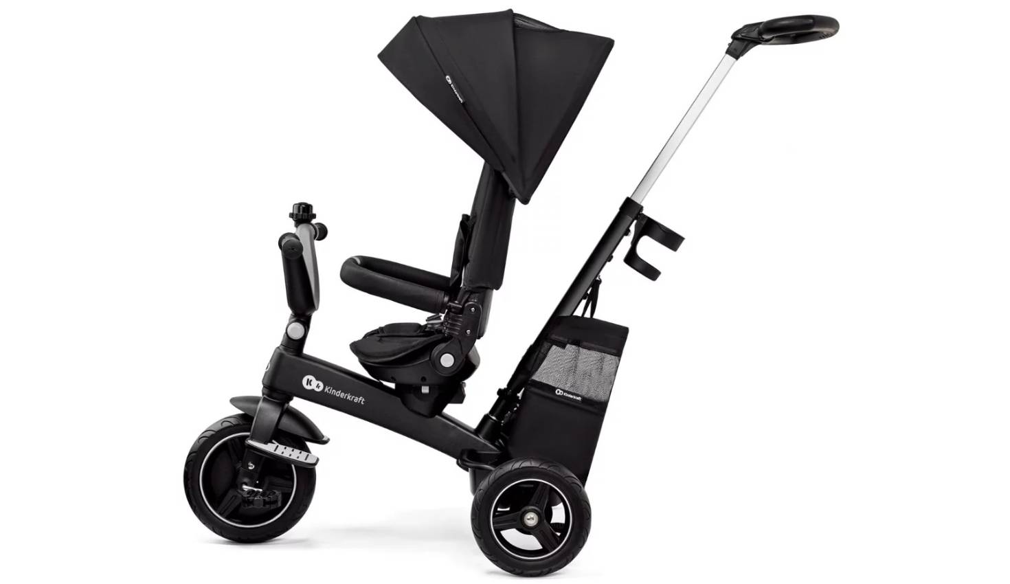 Триколісний велосипед Kinderkraft Easytwist Black 11