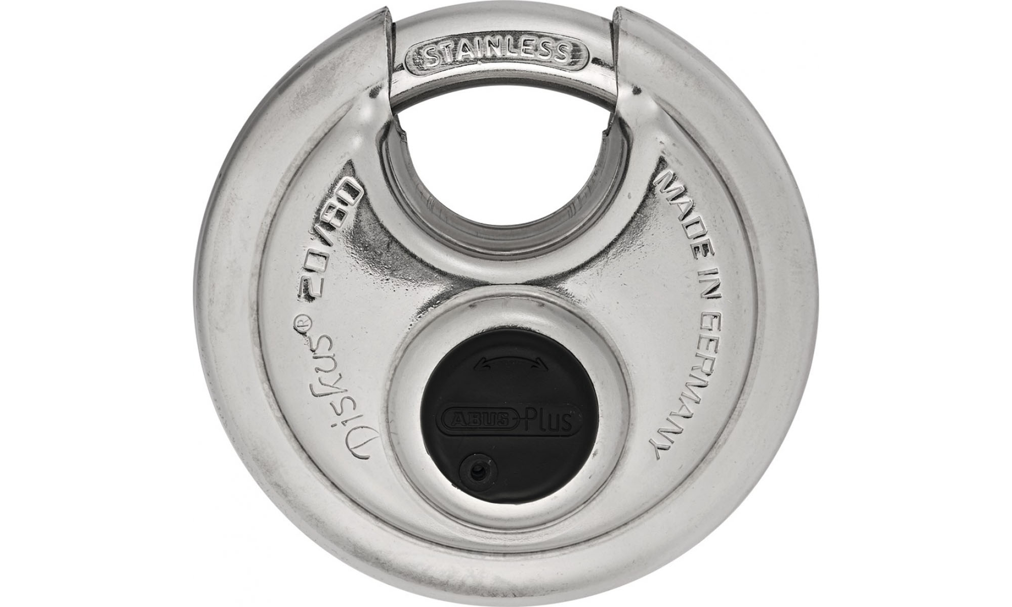 Замок навесной ABUS 20/80 Diskus, серый 