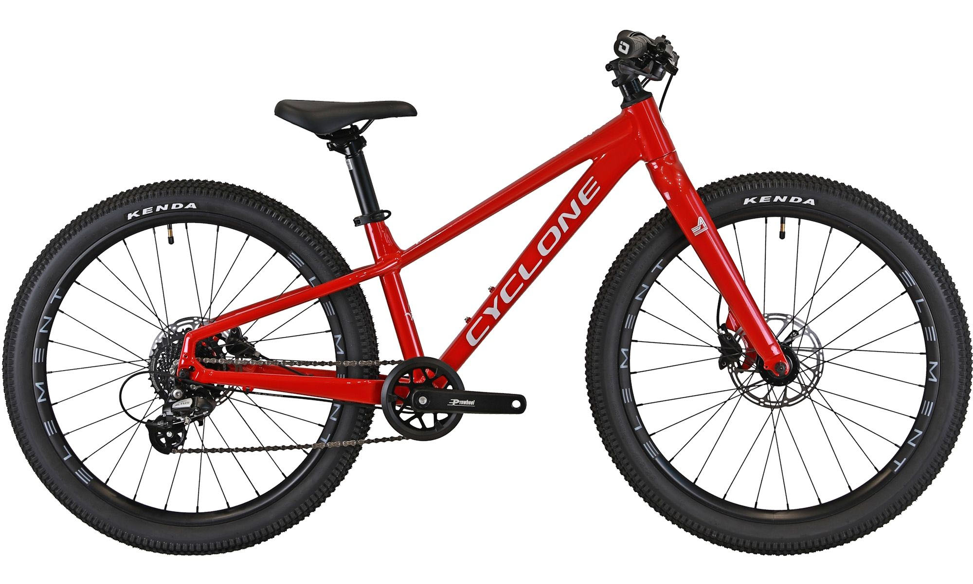 Фотография Велосипед CYCLONE ULTIMA 24", размер XXS, рама 12", 2025, Красный