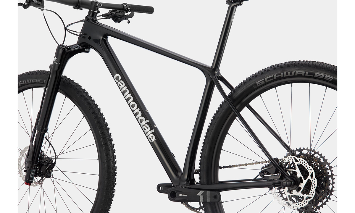Фотография Велосипед Cannondale F-SI Carbon 4 29" 2021, размер S, Сине-оранжевый 5