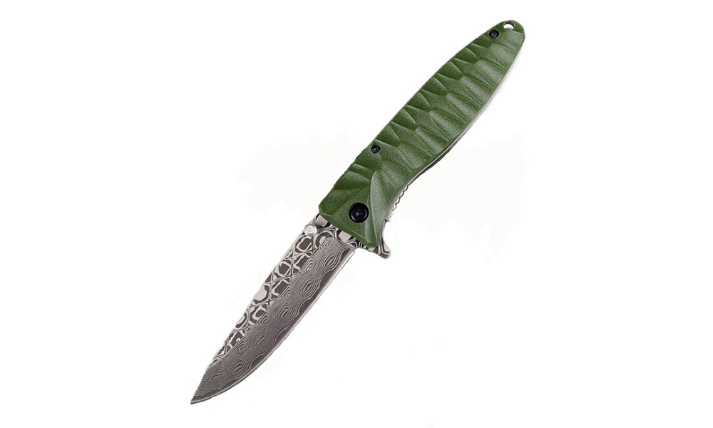 Фотография Складной нож Ganzo G620 зелено-серый