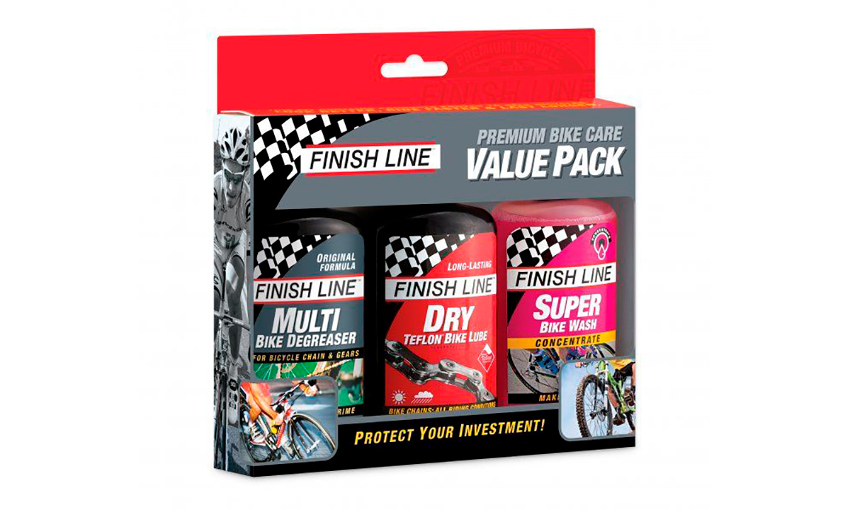 Фотографія Набір Finish Line Premium Bike Care Value Pack - Dry