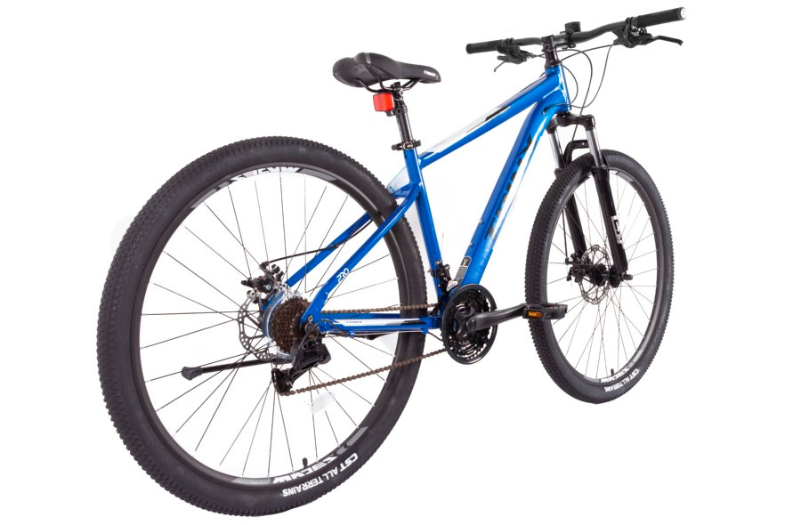 Фотографія Велосипед Trinx M100 PRO 29" розмір М рама 17 2022 Blue-Black-White 3