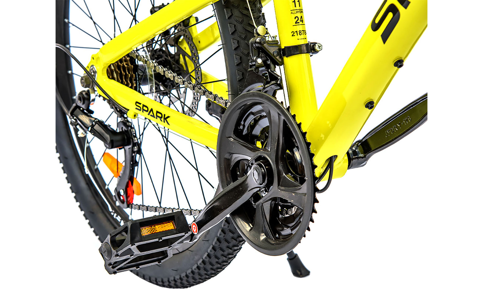 Велосипед SPARK PLEASURE 24", размер XXS, рама 11", 2025, желтый 3