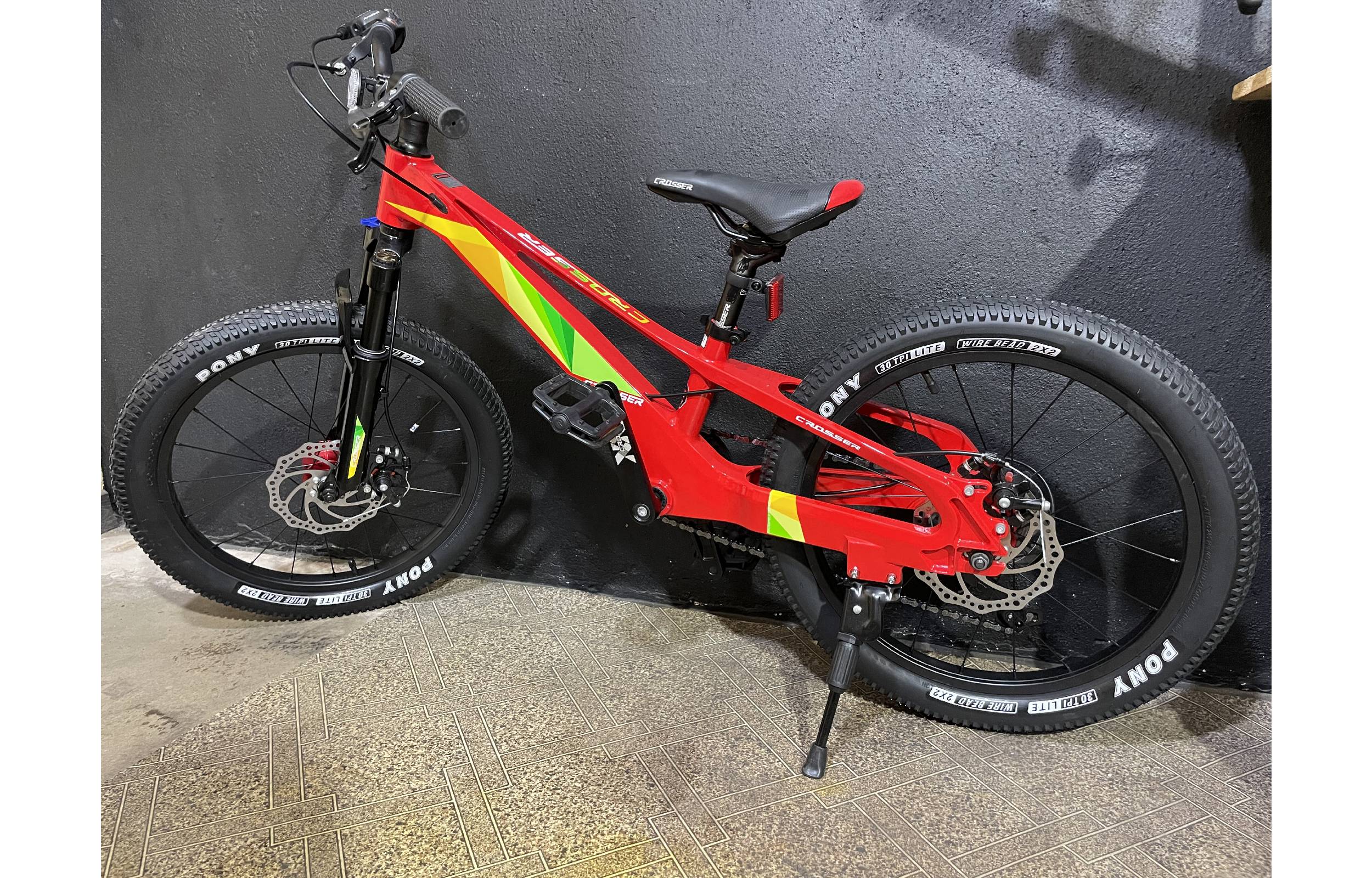 Велосипед Crosser XMB 20" 2021 красный 3