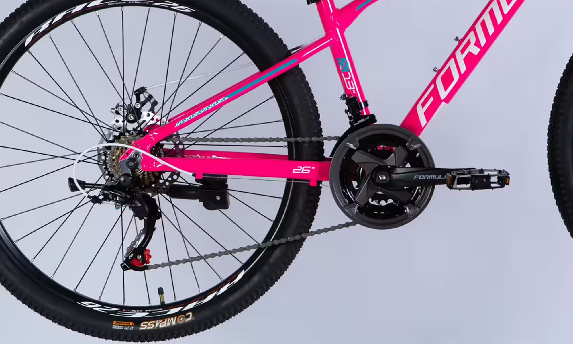 Велосипед Formula MOTION DD FR 26", розмір XS, рама-13", рік 2026, рожевий 2