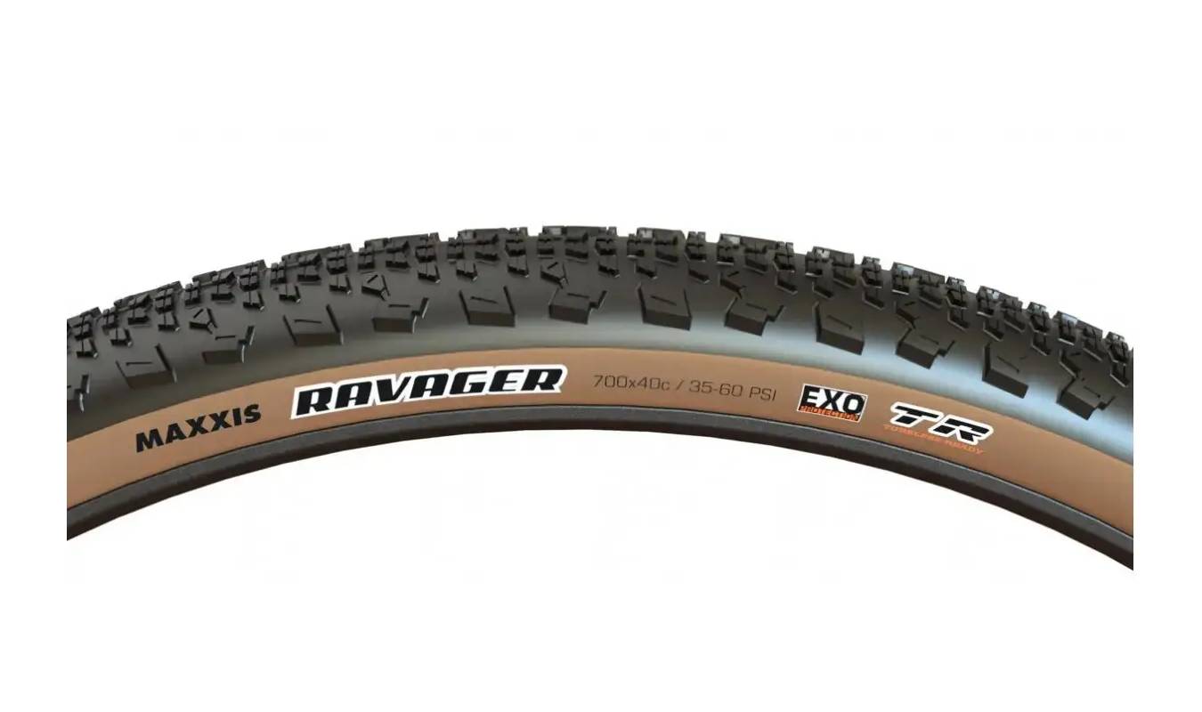 Фотография Покрышка Maxxis RAVAGER 700X40C TPI-60 Foldable EXO/TR/TANWALL 3