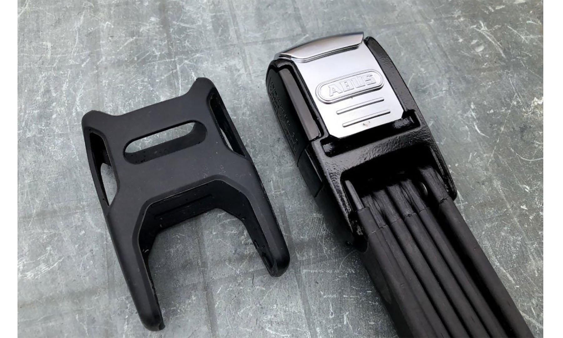 Замок сегментний ABUS 6000KA/120 Bordo Big Alarm Чорний + кріплення SH 6