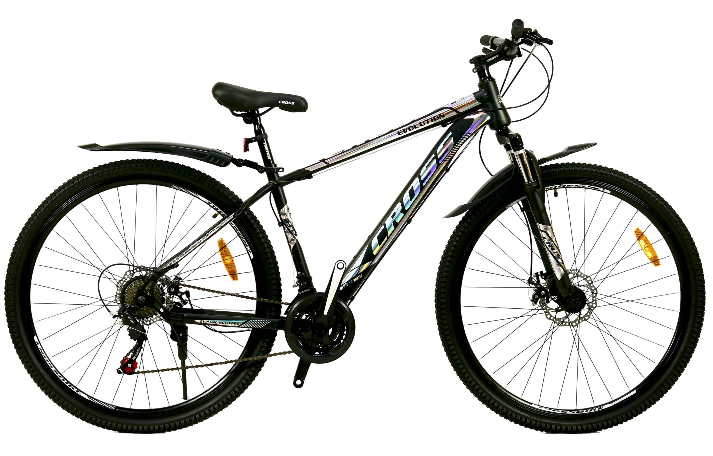 Фотографія Велосипед Cross Evolution V2 27.5" розмір М рама 17 2022 Чорний 