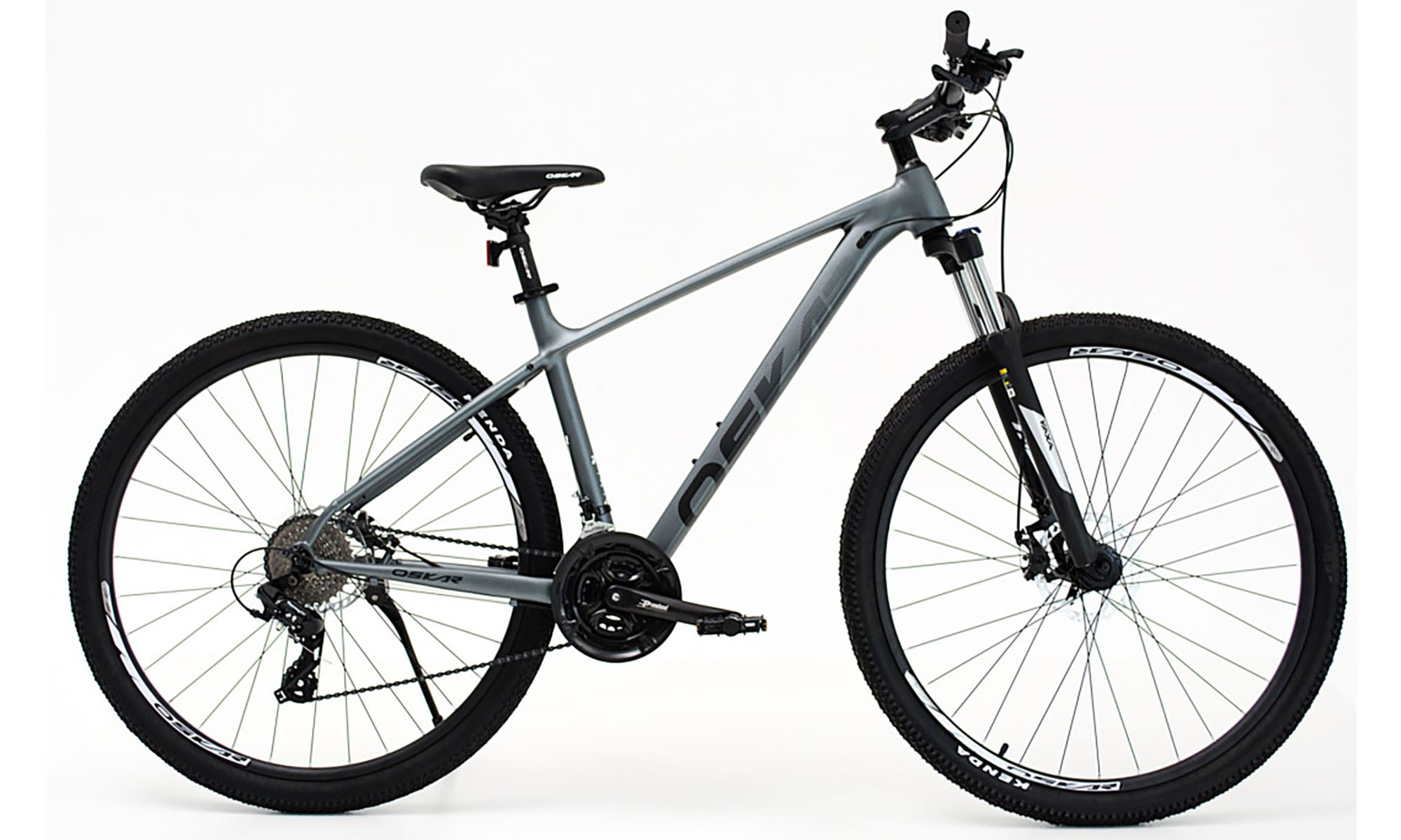 Велосипед Oskar SHADOW 2.0 29", розмір M, рама 18, рік 2026, сірий матовий 