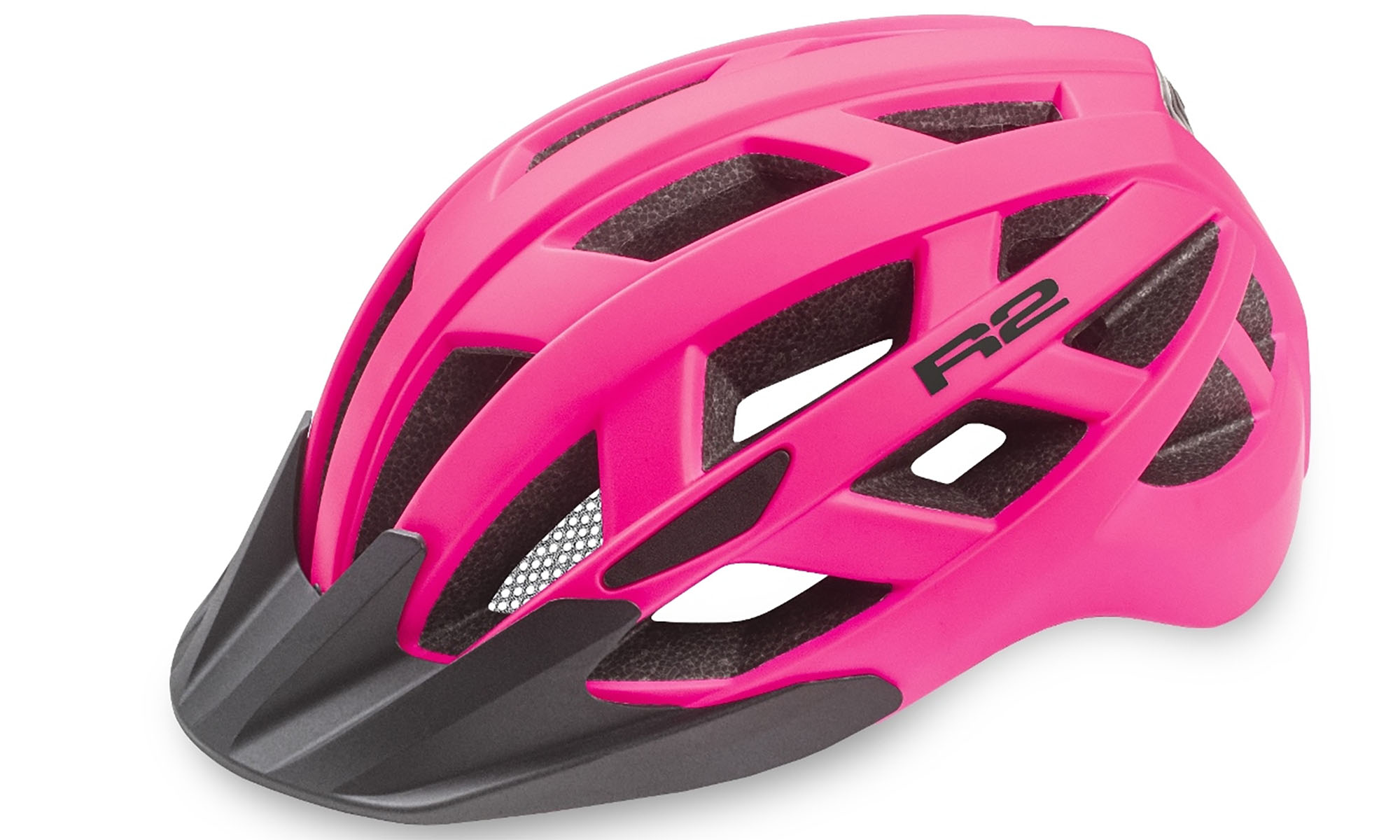 Шлем R2 Lumen цвет неон розовый матовый, размер S 52-56 см 