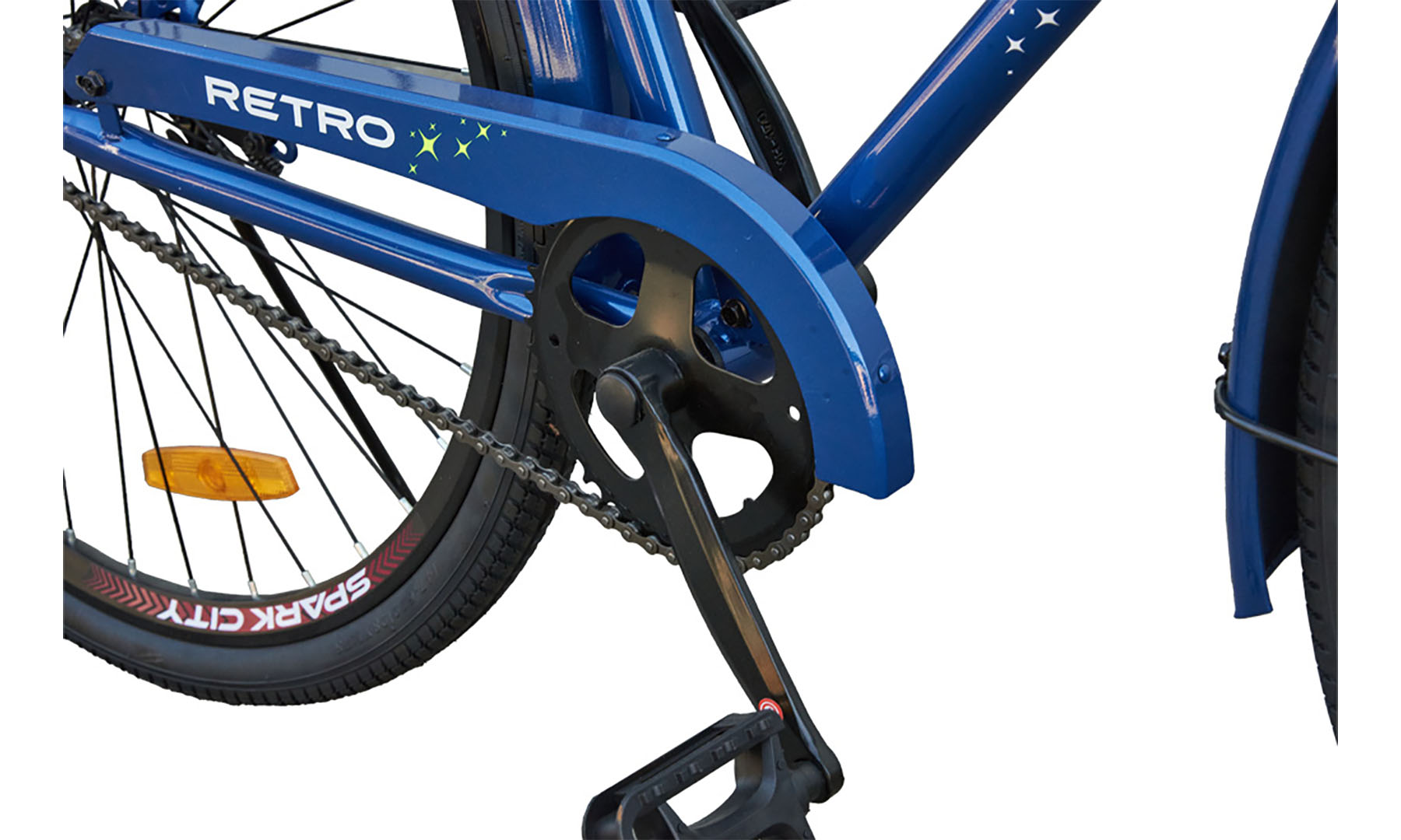 Велосипед SPARK CITY RETRO 28", размер рамы L (18"), синий 4