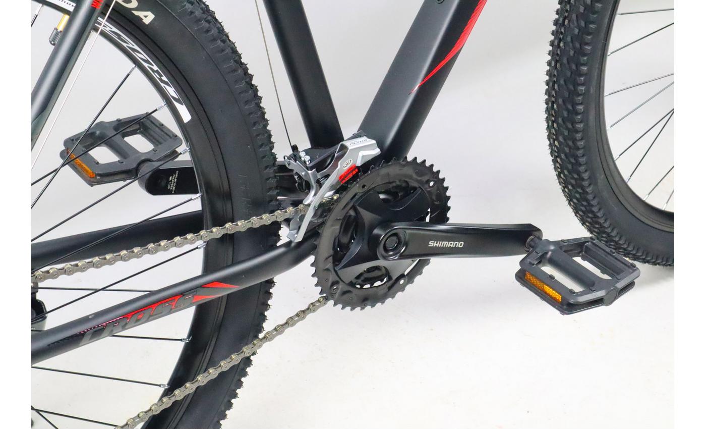 Велосипед Cross Egoist V2 29" розмір XL рама 21" 2022 Чорний-Червоний 4