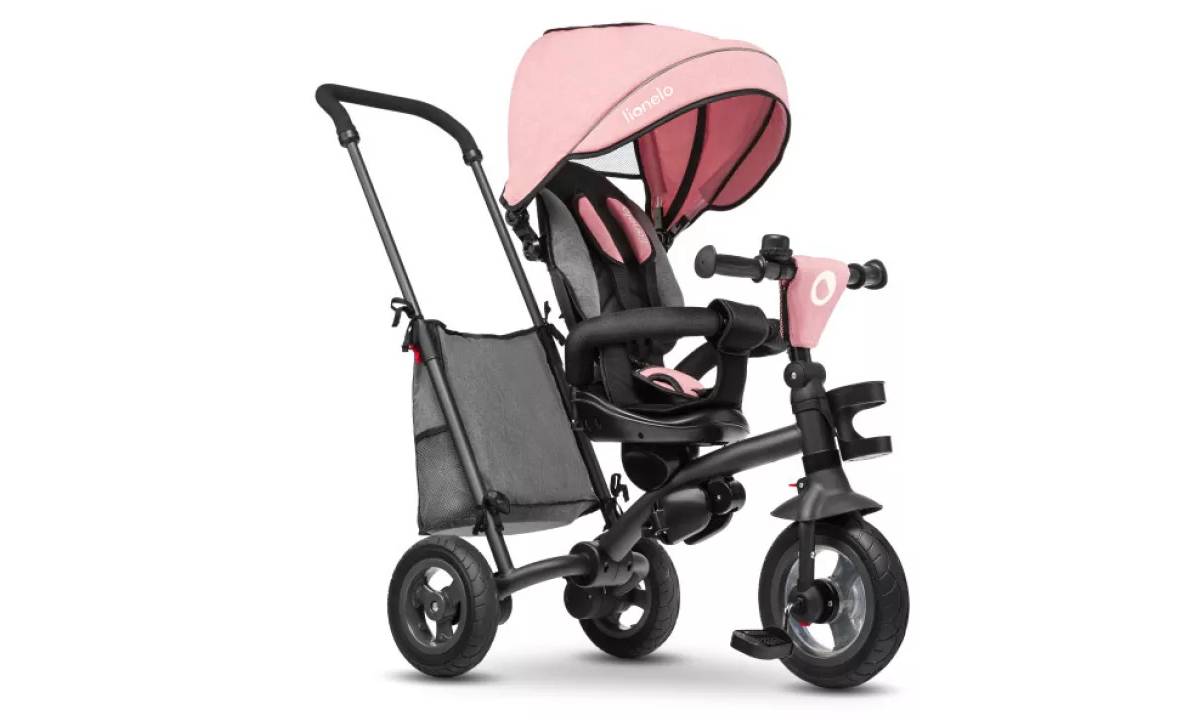 Детский велосипед Lionelo TRIS CANDY ROSE/GREY 4