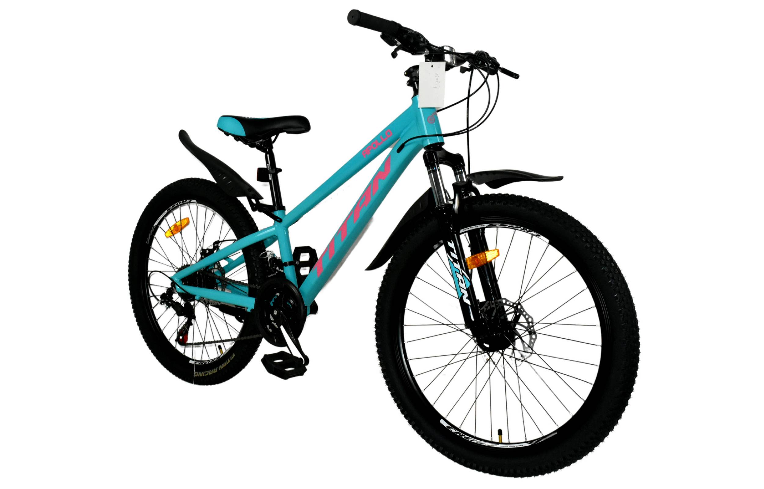 Фотография Велосипед Titan APOLLO 26" размер XS размер 13 2022 Бирюзовый-Розовый 3