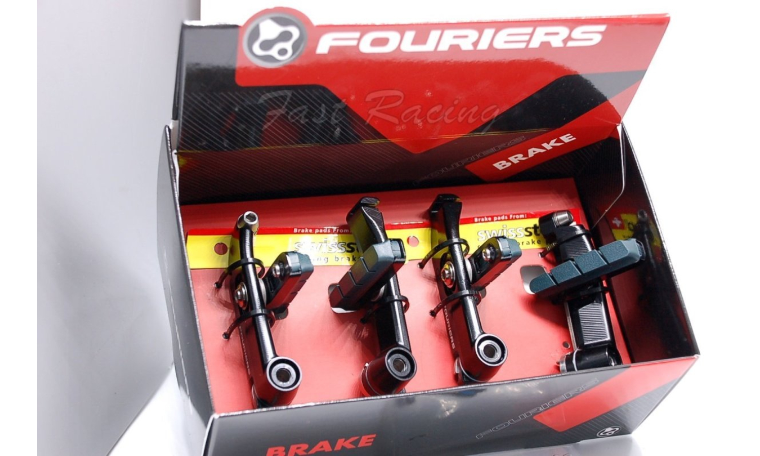 Тормоза Fouriers Giant Propel Full CNC с/колодк SwissStop пер+задн чёрный 2