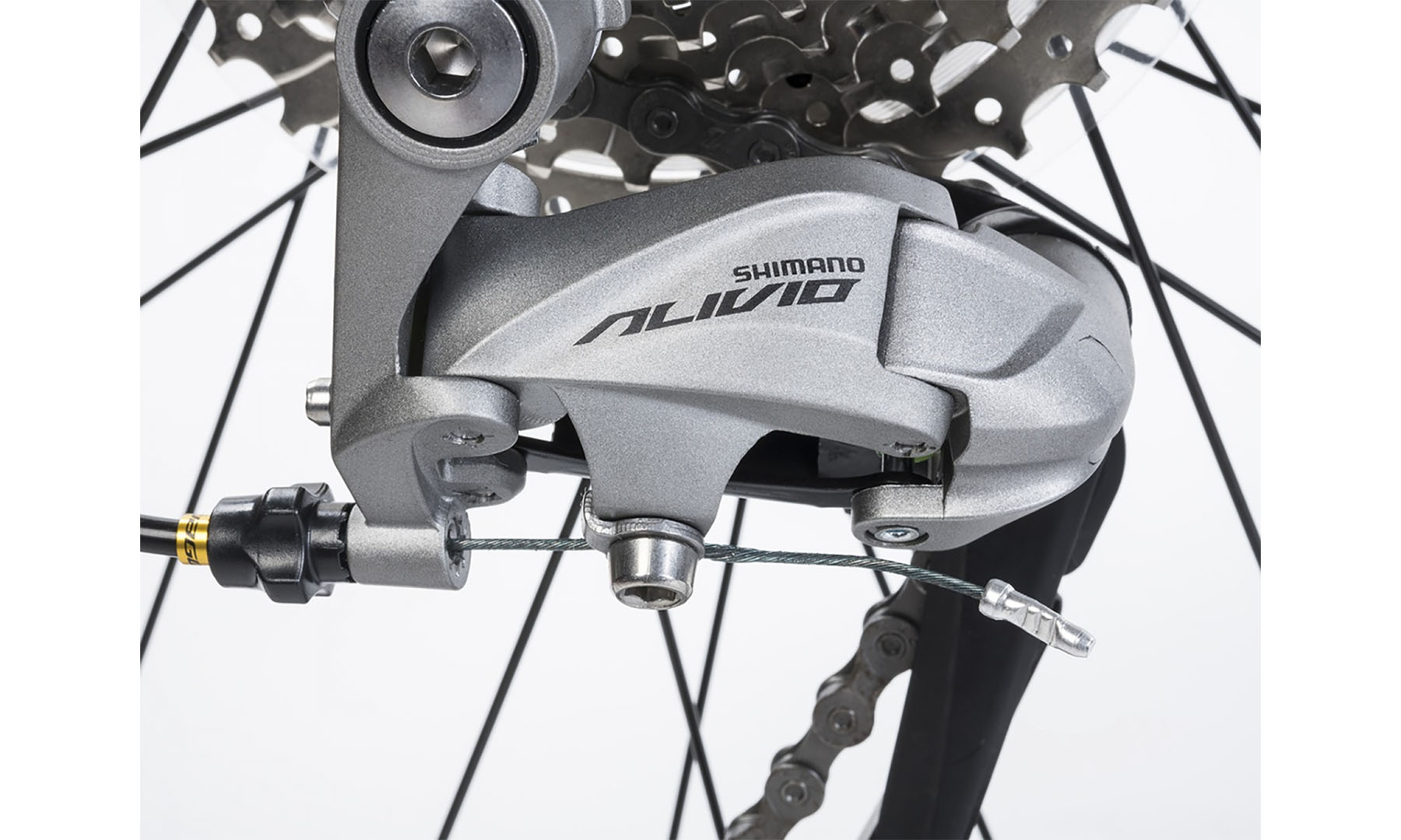 Велосипед AUTHOR Mission 29", 2024, розмір XL, рама 22", колір сріблястий (червоний) // чорний 8