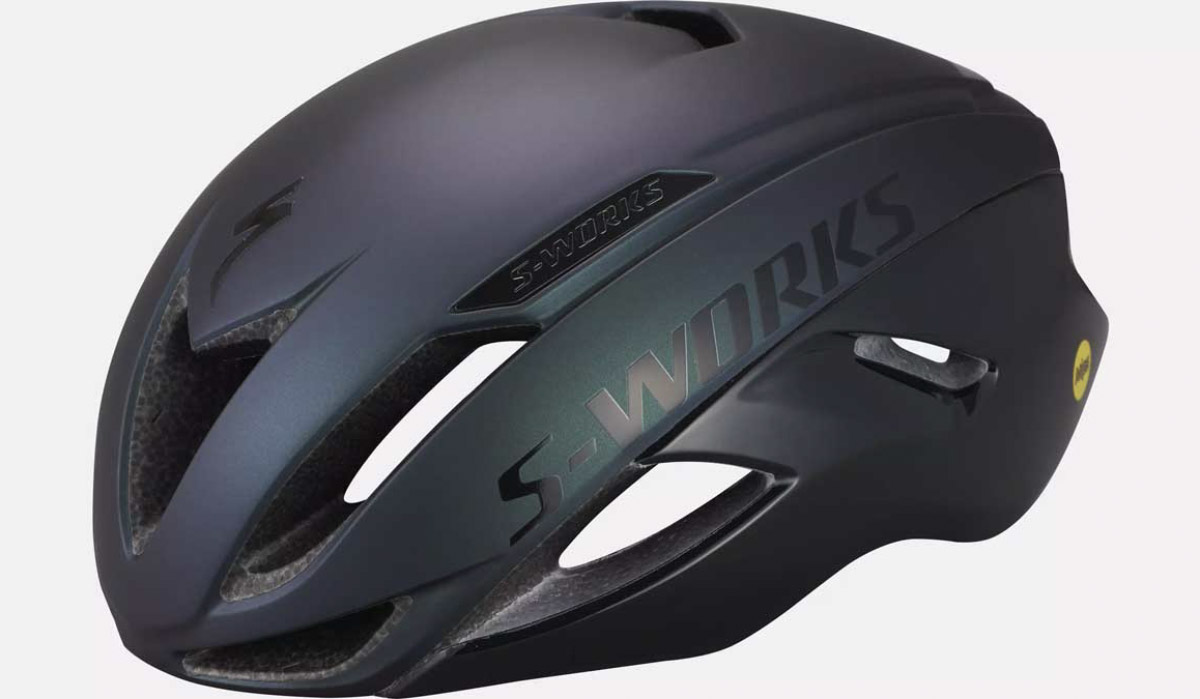 Шлем Specialized SW EVADE II HLMT ANGI MIPS CE CMLN/BLK размер L, фиолетово-черный (60721-1724)
