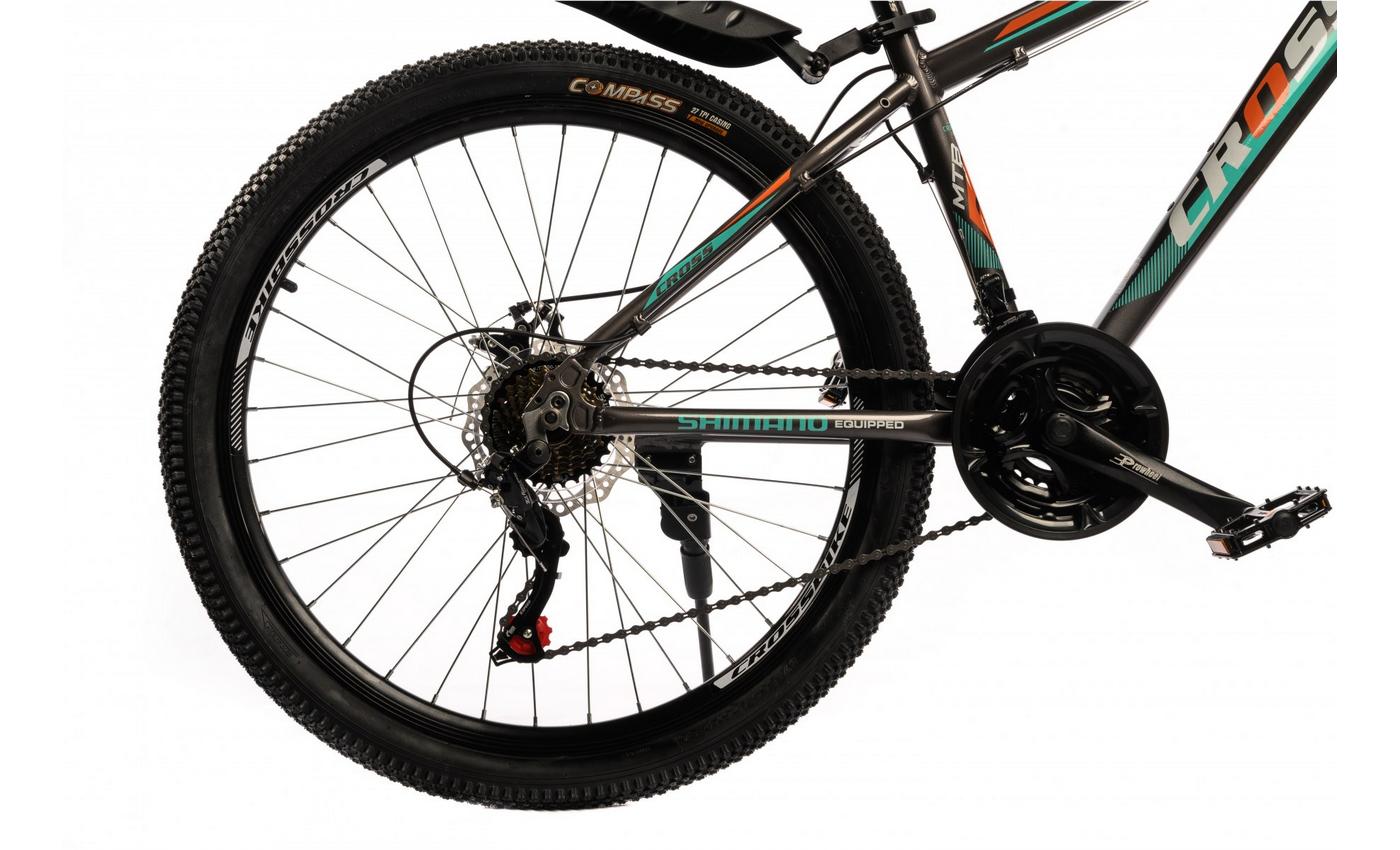 Велосипед Cross XC2621 26" размер S рама 15 2022 Серо-оранжевый 4