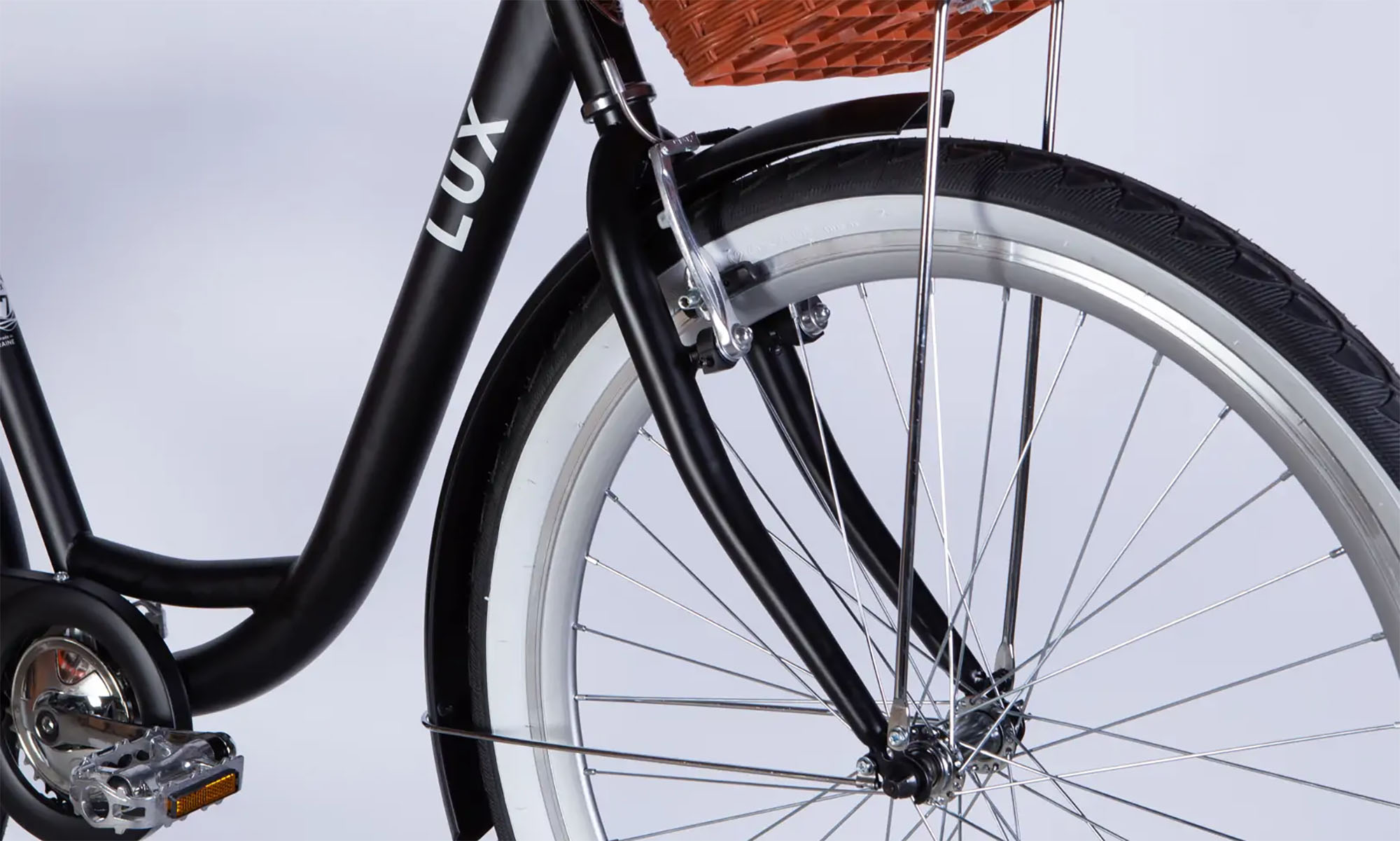 Велосипед Dorozhnik LUX Velosteel 26", розмір M, рама-17", рік 2026, чорний (матовий) 4