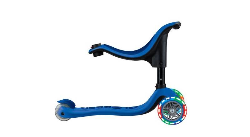 Самокат GLOBBER серии GO UP SPORTY синий, со светящимися колесами, 1+ 8 Самокат GLOBBER серии GO UP SPORTY синий, со светящимися колесами, 1+ 8