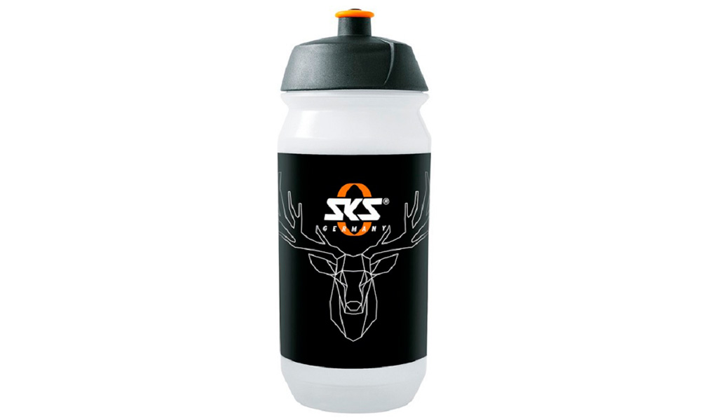 Фотография Фляга SKS DRINKING BOTTLE ""DEER`S HEAD"" - 500ML TRANSPARENT"