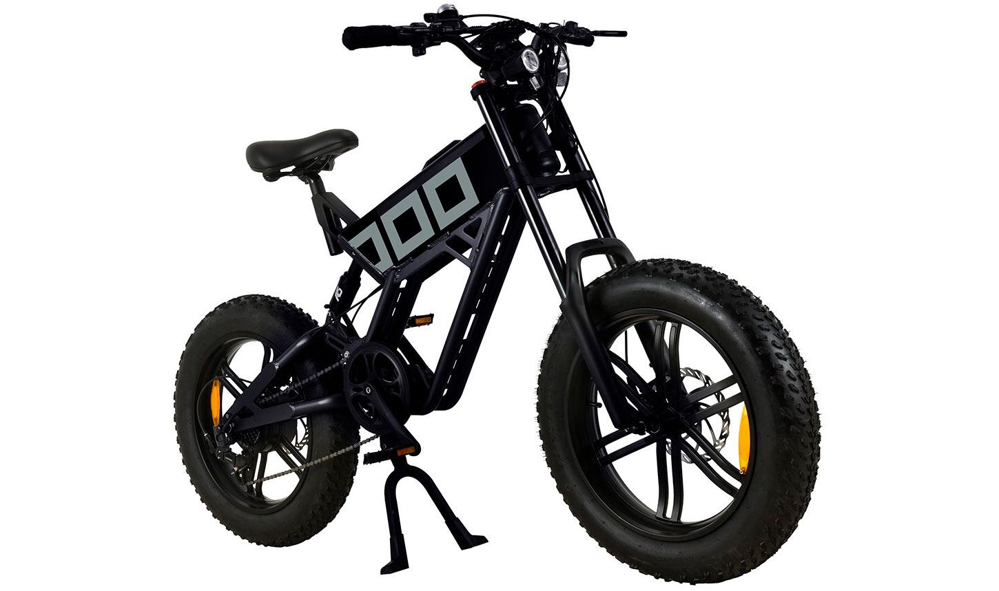 Электровелосипед фетбайк KUGOO T-01, (500 Вт; 13 Ah; 48 В) 20х4", черный 4 Электровелосипед фетбайк KUGOO T-01, (500 Вт; 13 Ah; 48 В) 20х4", черный 4