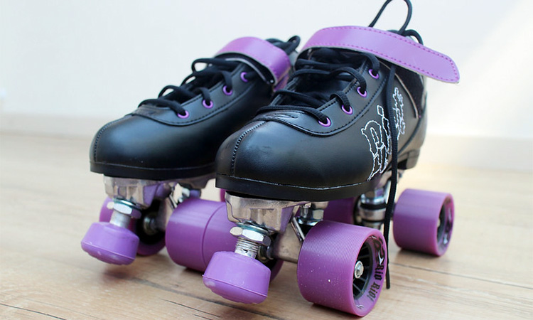 Ролики Rio Roller RIOT, размер 37 Черно-фиолетовый 4