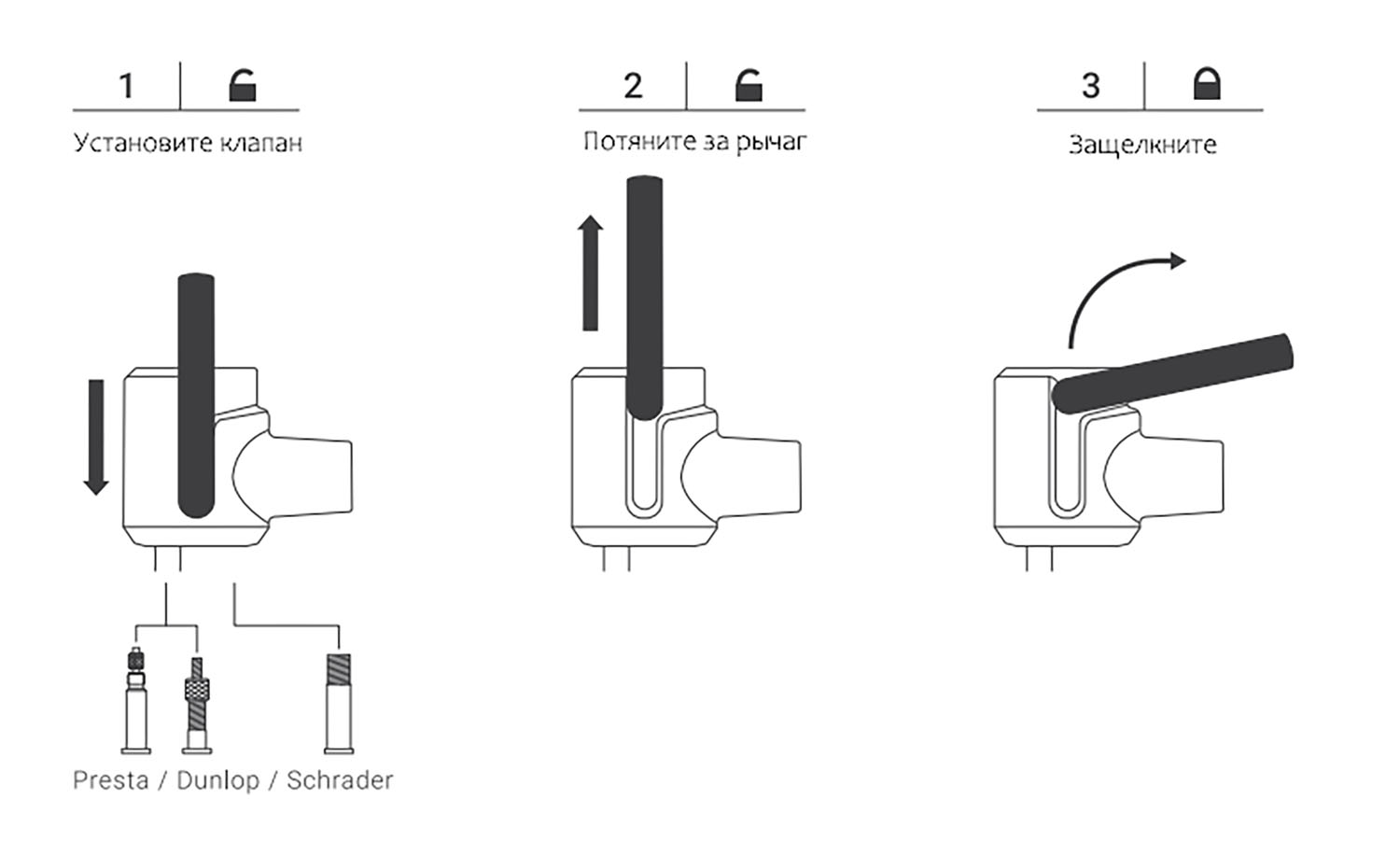 Фотография Насос велосипедный Birzman The Pump with Halo 2