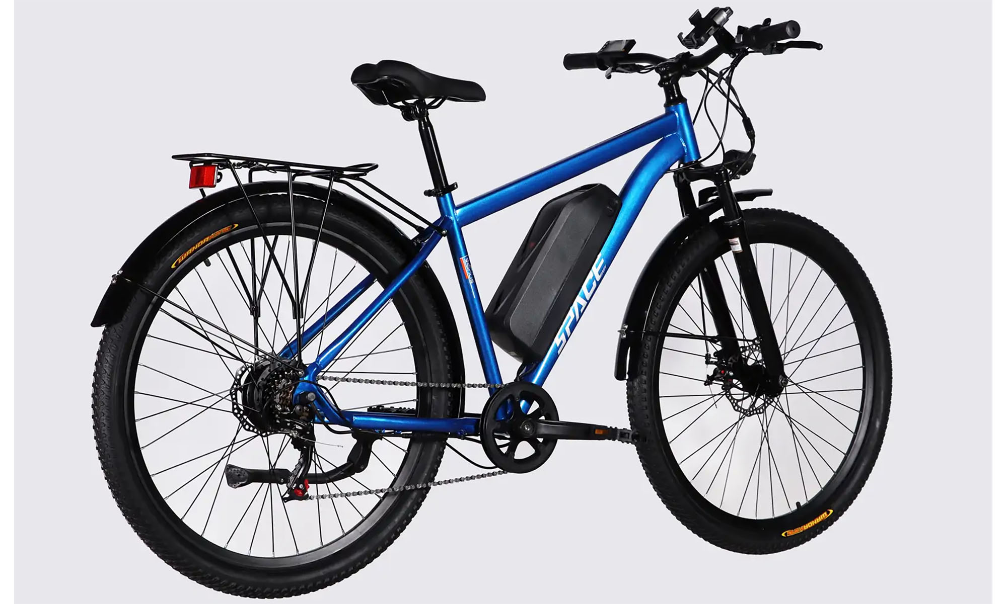 Велосипед с электроприводом SPACE SIRIUS DD FR 29", размер L, рама-19", 48B, 15.6А*ч, 500Вт, год 2026, синий 4