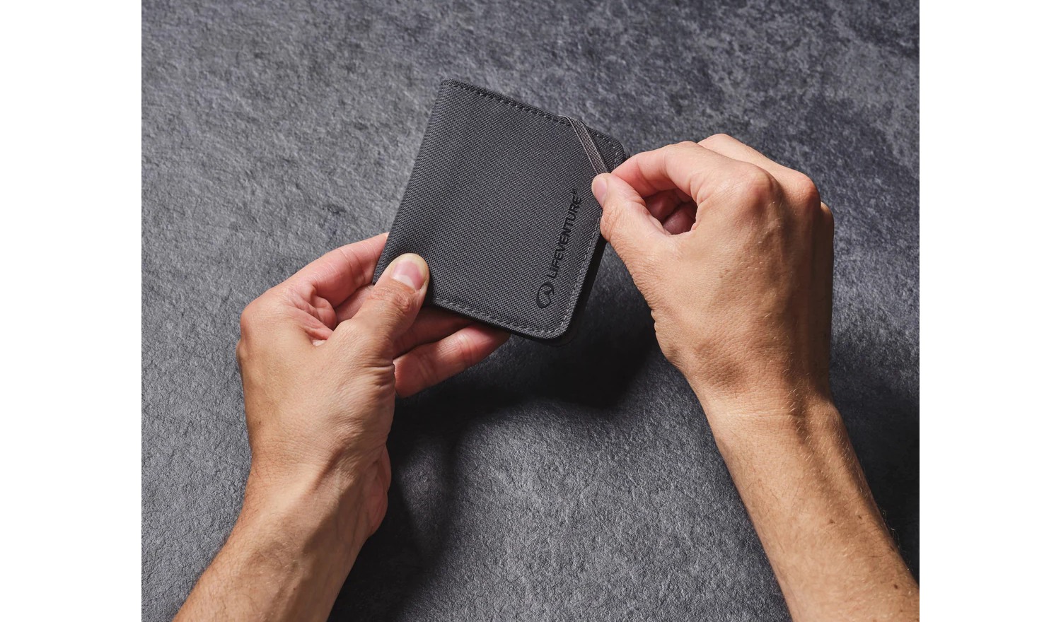 Гаманець Lifeventure Recycled RFID Compact Wallet grey 5