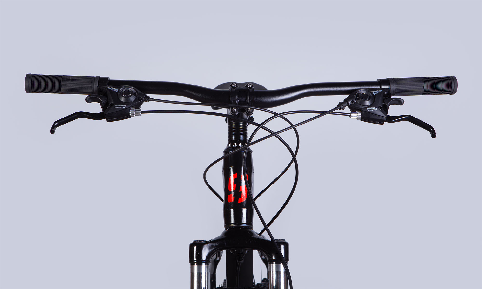 Велосипед SPACE MERCURY DD FR 29", размер S, рама 16", 2025, черно-красный 6