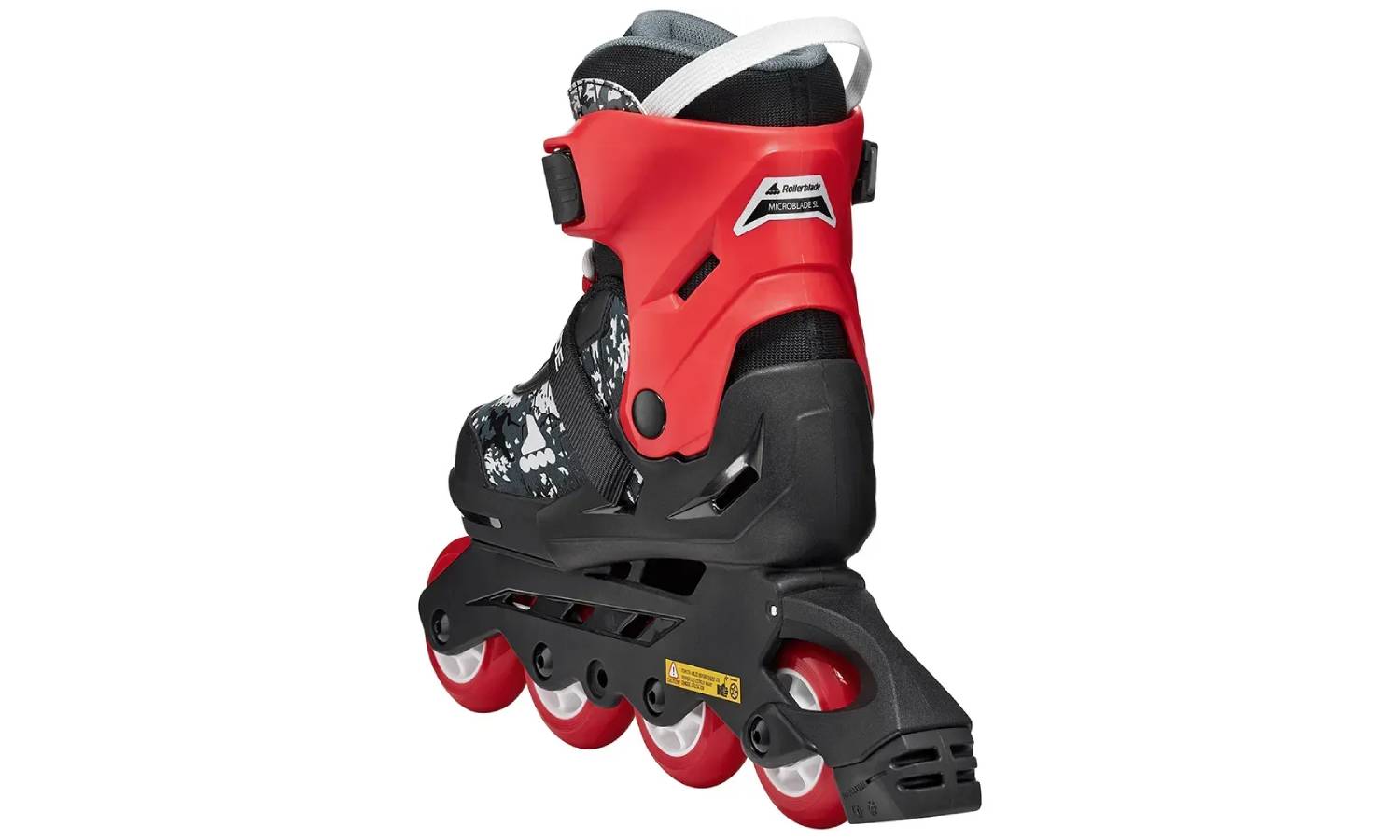 Ролики Rollerblade Microblade SL black-red 33-36.5 5