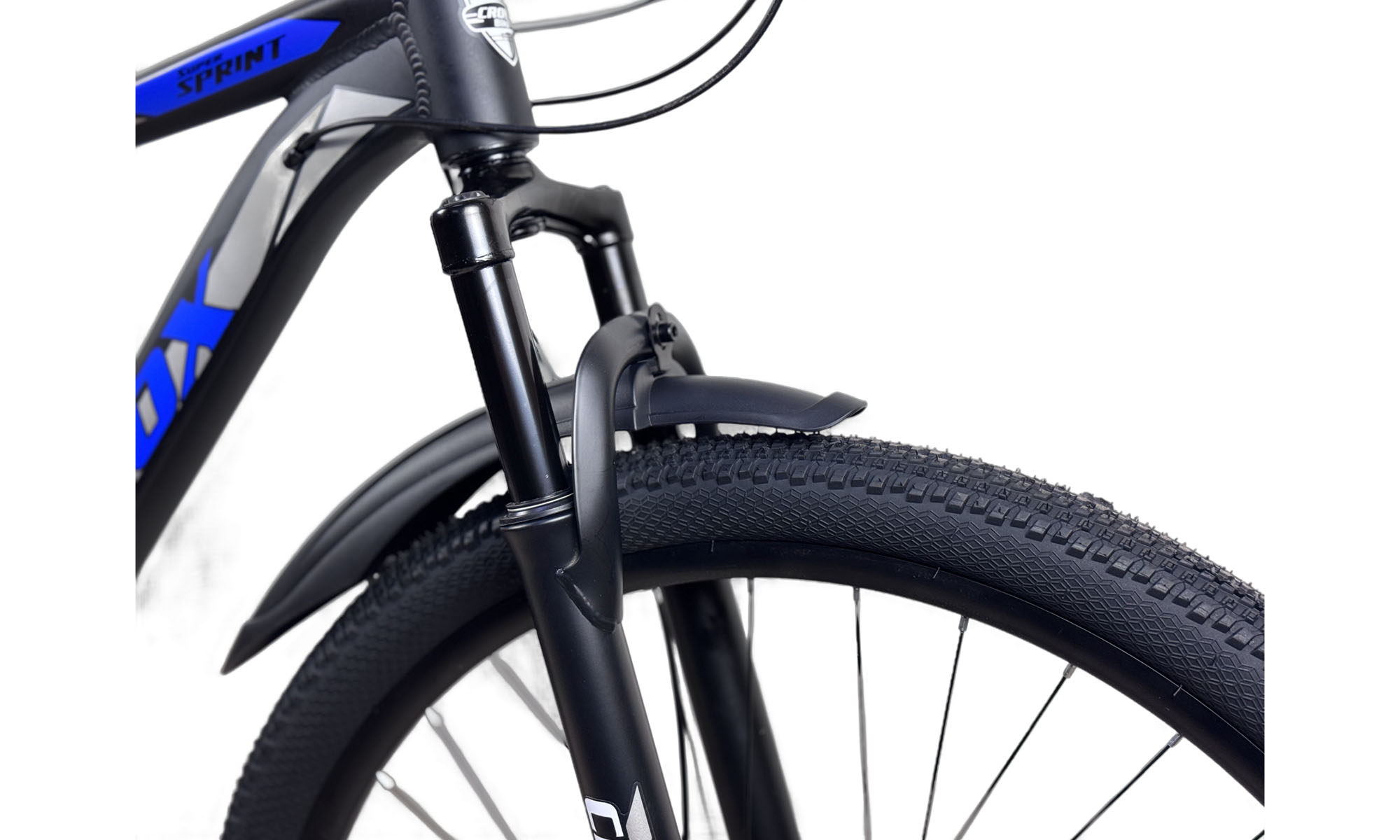 Велосипед CrossBike Roblox 29", размер L, рама 19", год 2026, Черный-Синий 3