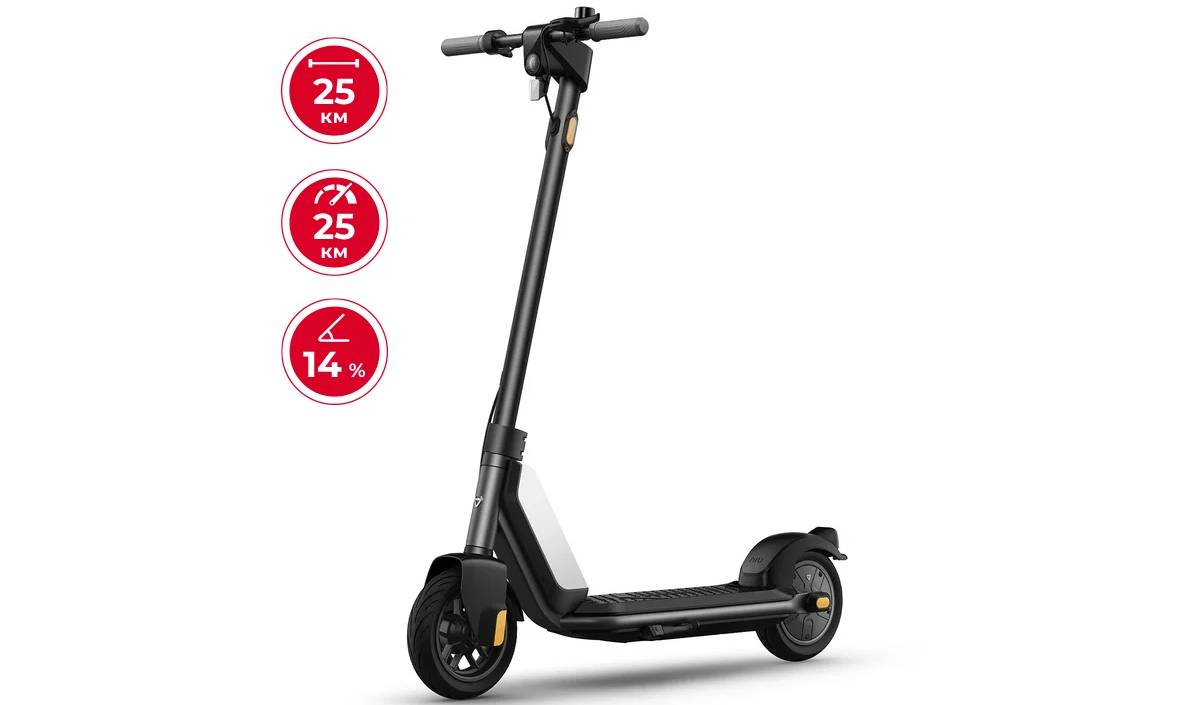 Электросамокат NIU KQi1 Sport 9", 250(450)W, 5.1Ah, App, черный 12 Электросамокат NIU KQi1 Sport 9", 250(450)W, 5.1Ah, App, черный 12