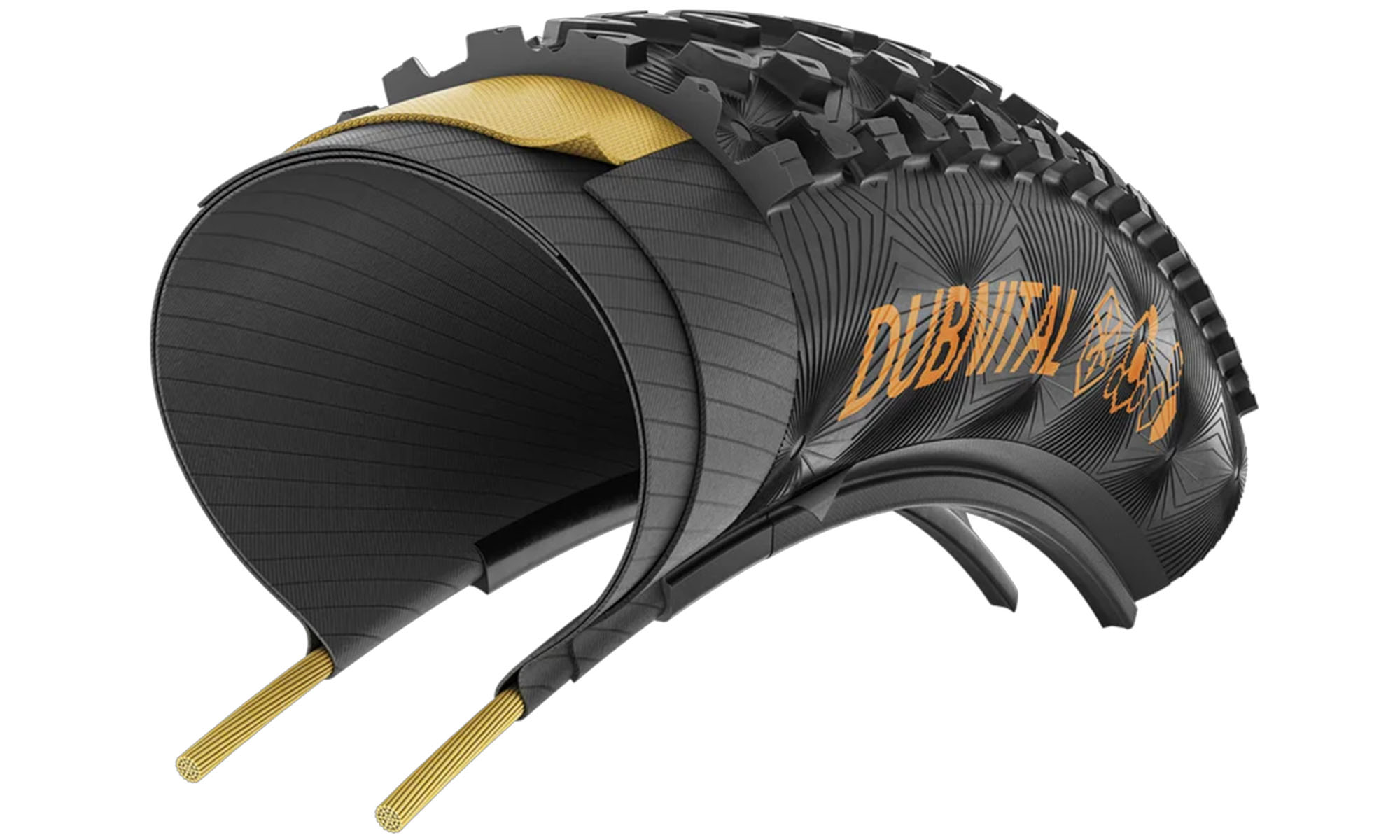 Покришка безкамерна Continental Dubnital Trail Rapid 29" | 29 X 2.40, чорна складана, skin 2
