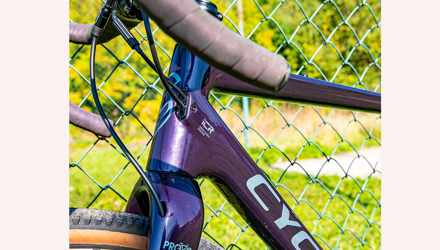 Фотографія Велосипед Cyclone CGX 28" розмір М рама 54 см 2022 Фіолетовий 13