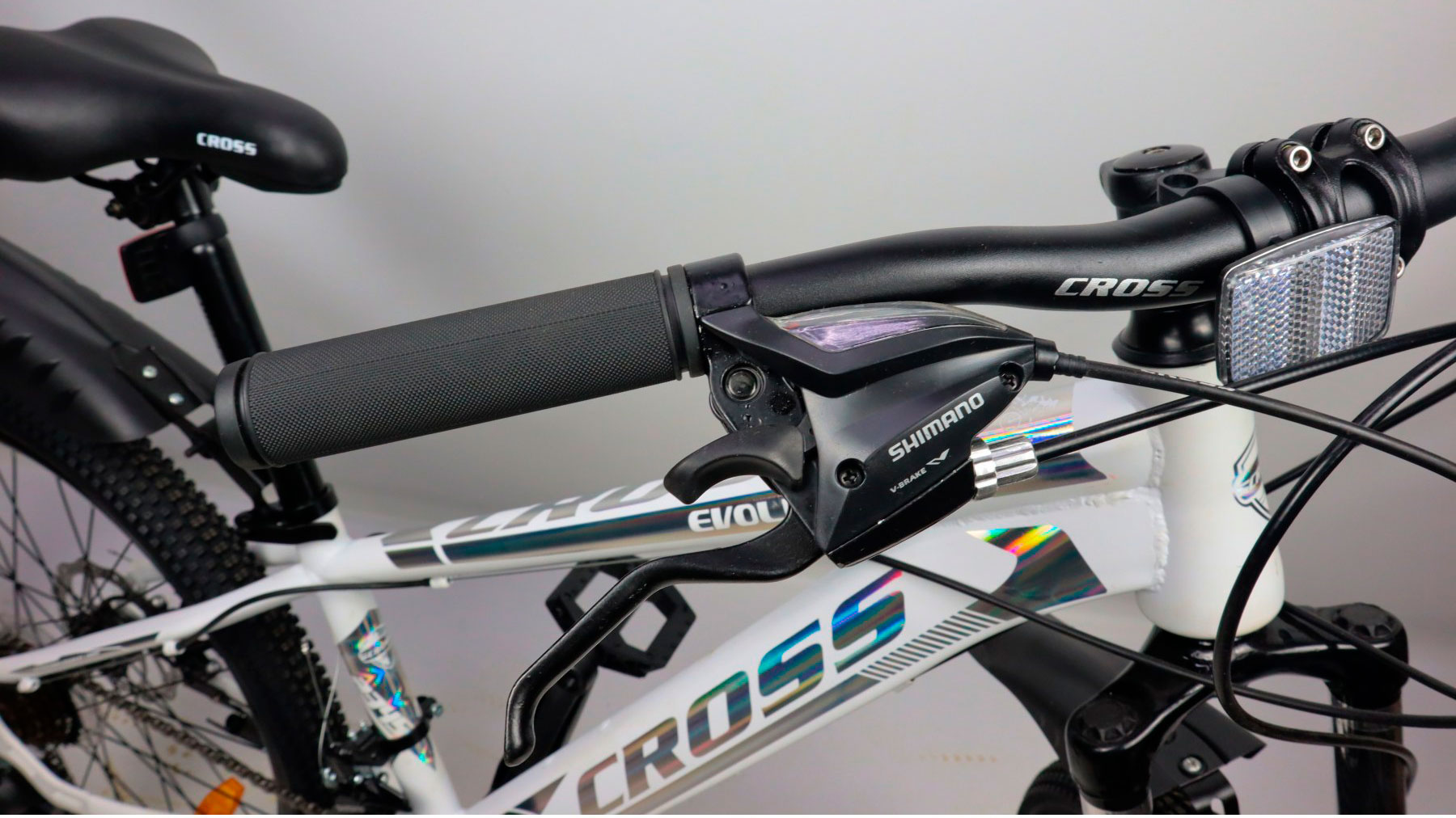 Фотография Велосипед Cross Evolution V2 27.5" размер М рама 17 2023 Белый 3
